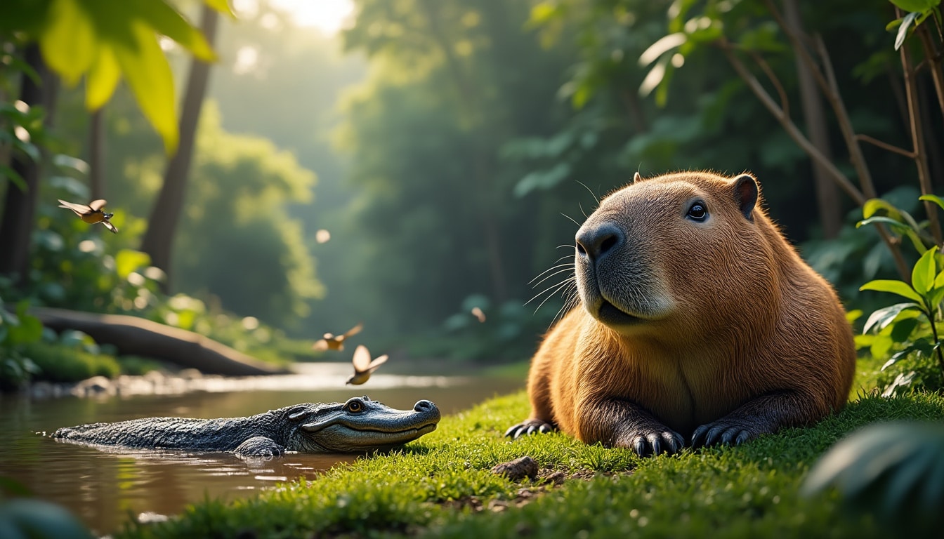 La capybara : un rongeur géant au cœur de la nature