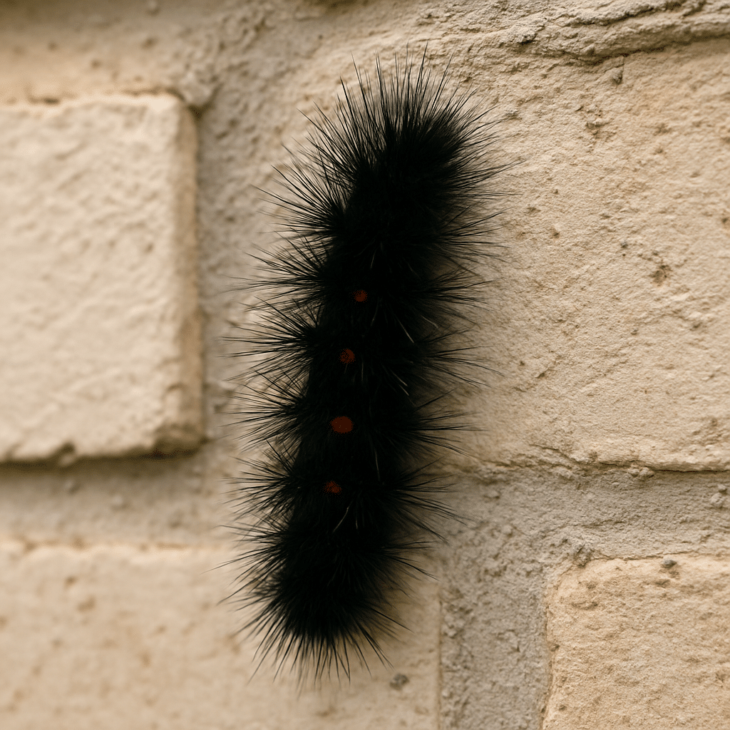 Mini Chenille Noire Maison