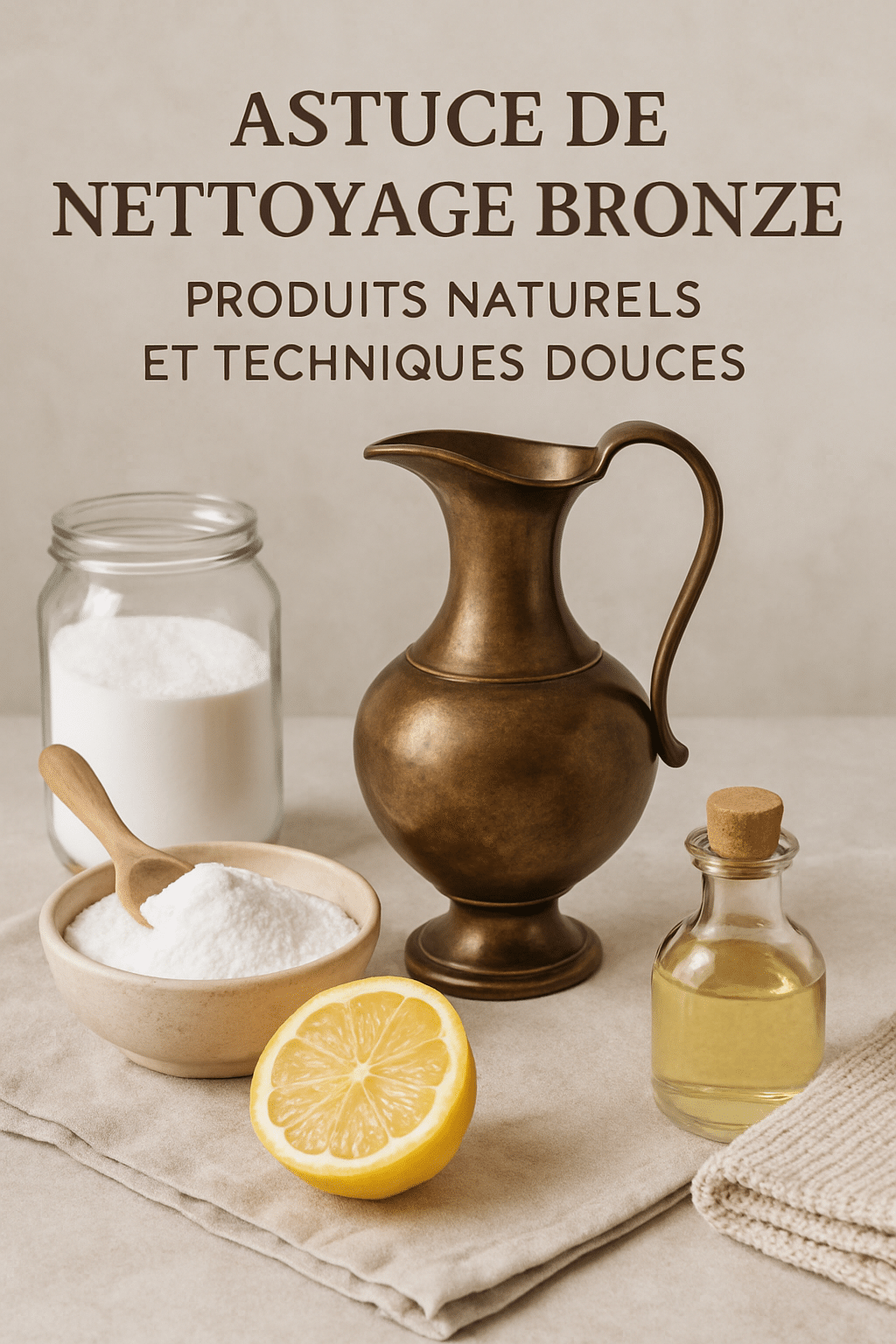 découvrez comment obtenir un bronze éclatant grâce à notre guide complet : 20 astuces simples et efficaces pour nettoyer, entretenir et préserver la brillance de vos objets en bronze.