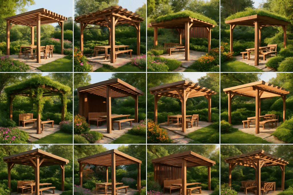 idées de pergolas bois pour sublimer votre jardin