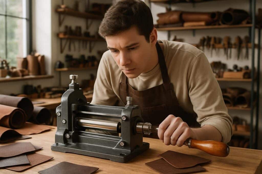 Découvrez comment choisir une refendeuse cuir adaptée quand vous débutez en maroquinerie, avec des conseils pratiques pour bien démarrer votre projet artisanal.